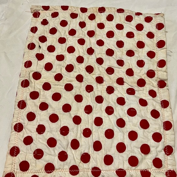 SOLD!!! Vintage patchwork quilt blanket doll or dollhouse 10”x12” - Picture 7 of 13